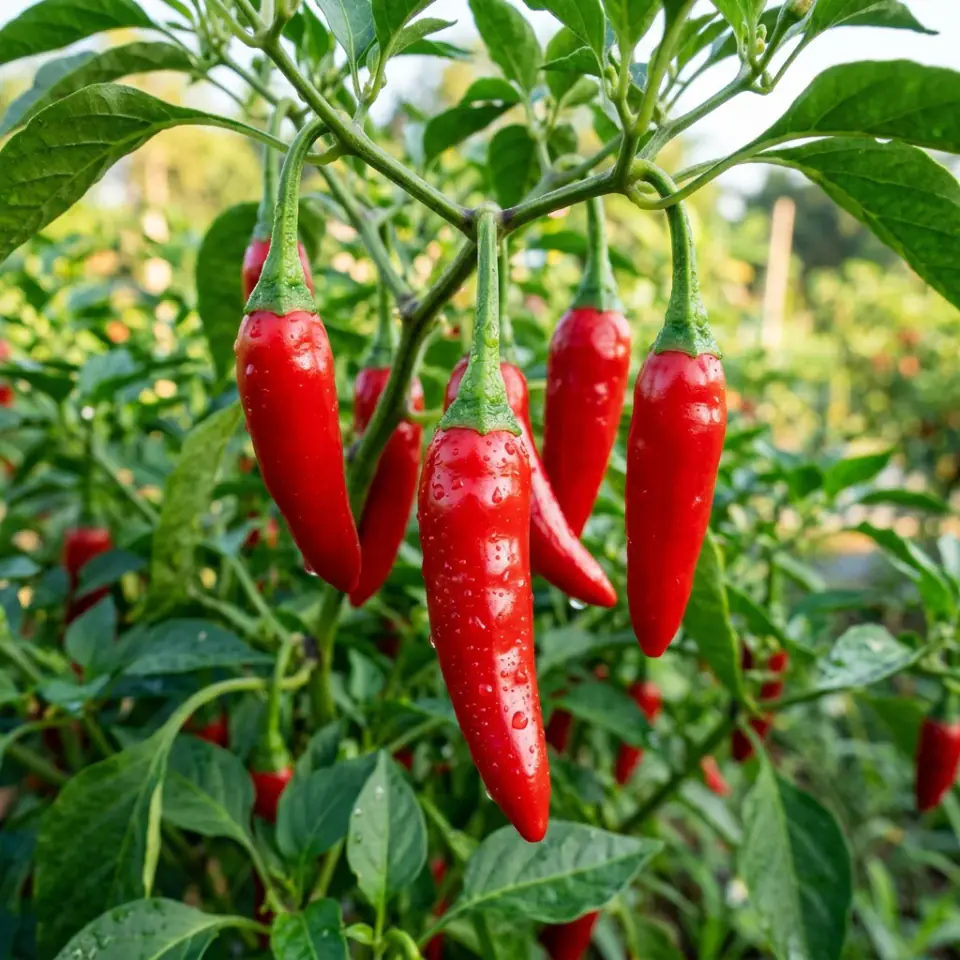 Kondisi buah cabai merah mulus mengkilap tebal liat bebas patek