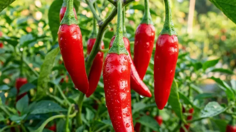Buah cabai dan tomat pakai Saratoga kulit tebal mengkilap padat berbobot Grade A