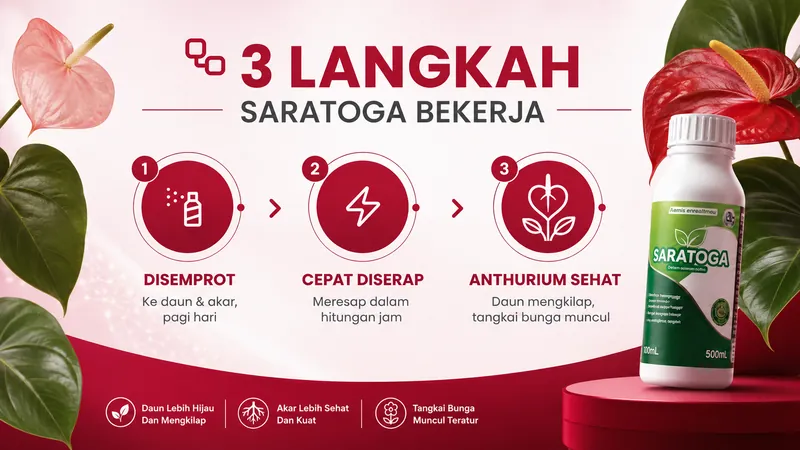 Petani menyemprot kabut halus serum Saratoga ke tajuk tanaman cabai dan tomat yang sedang berbunga