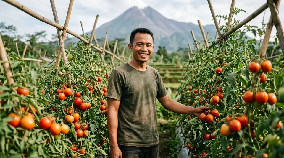 Dokumentasi tanaman padi Pak Baharuddin anakan produktif tembus rekor di Sidrap