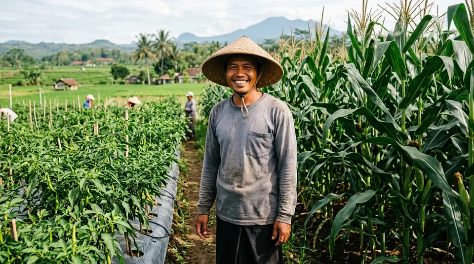 Dokumentasi Mas Andik di Nganjuk menggunakan KOJIEN untuk membentengi tanaman dari serangan jamur musim hujan